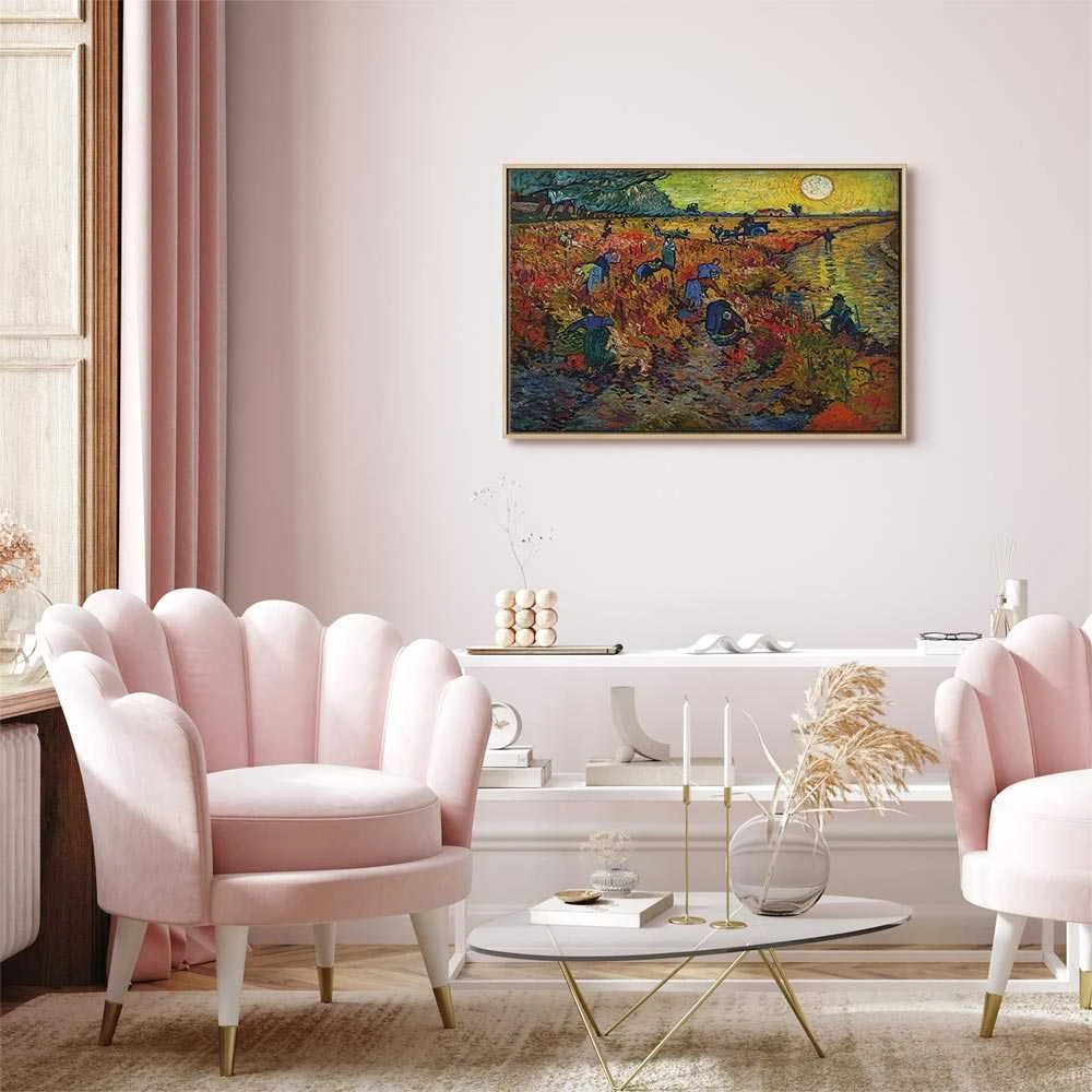 Artgeist Paveikslas - Vincent van Gogh – The Raudona Vineyard