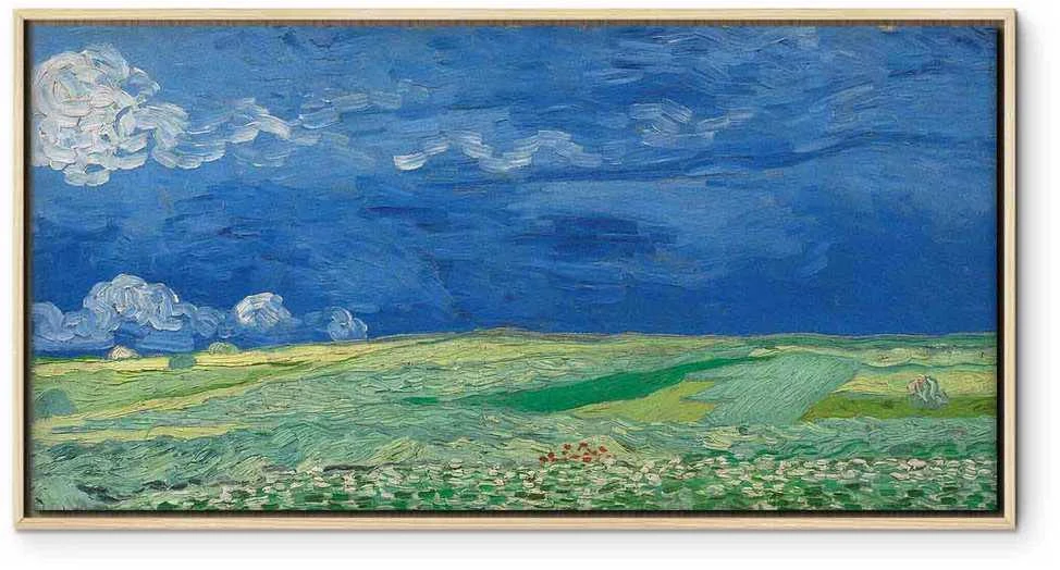 Artgeist Paveikslas - Vincent van Gogh – Wheatfield under Thunderclouds