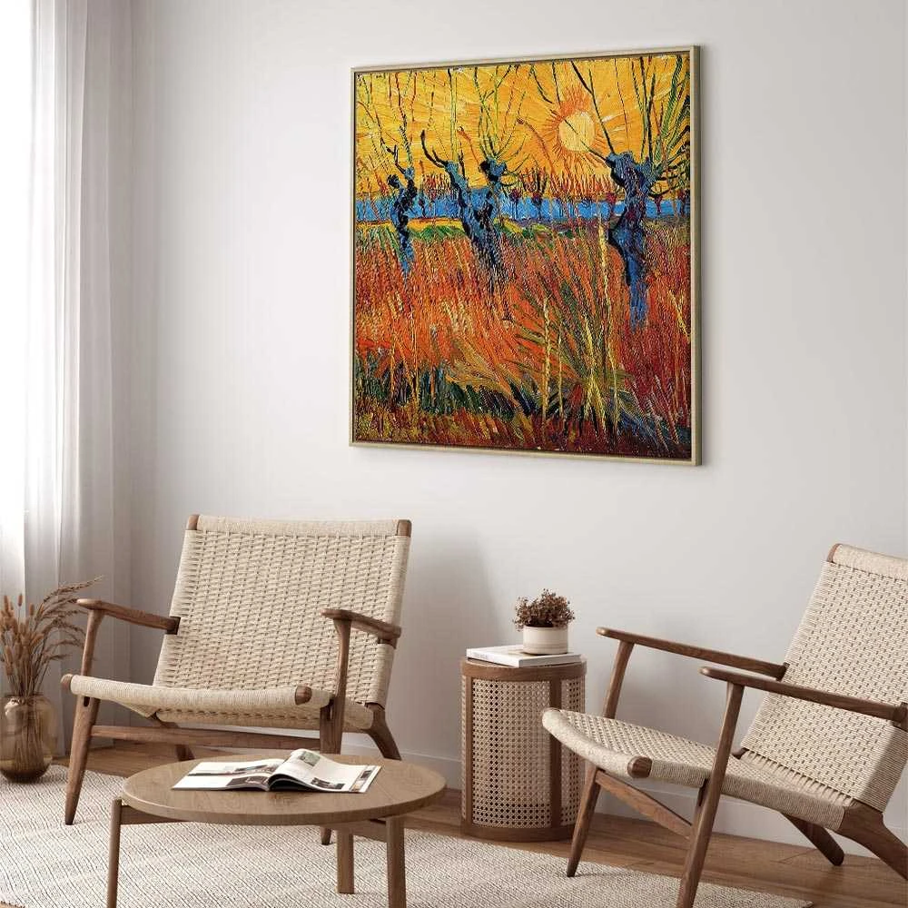 Artgeist Paveikslas - Vincent van Gogh – Willows at Sunset
