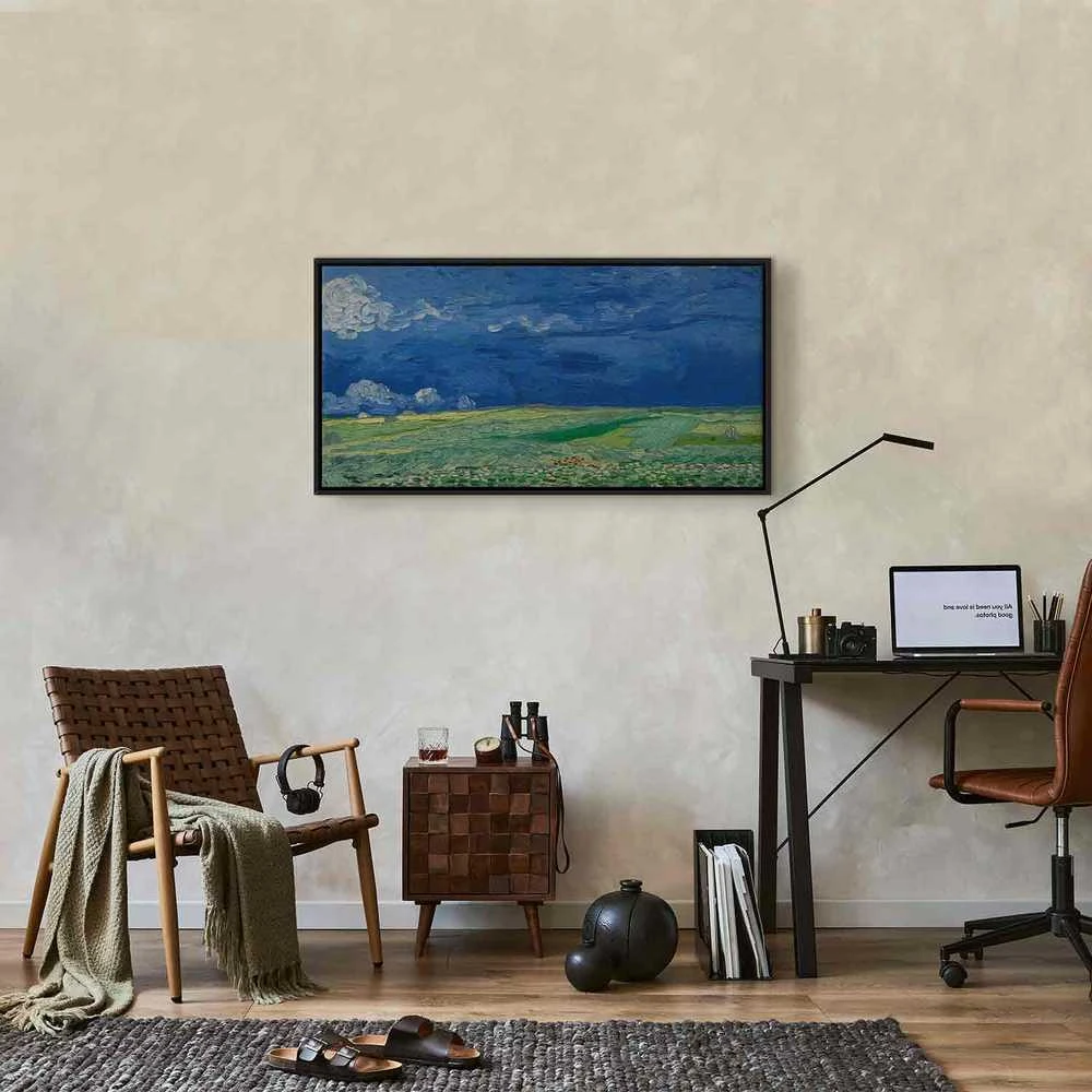 Artgeist Paveikslas - Vincent van Gogh – Wheatfield under Thunderclouds