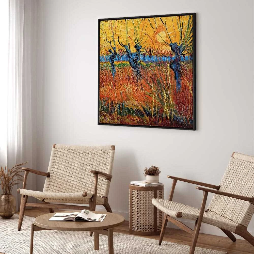 Artgeist Paveikslas - Vincent van Gogh – Willows at Sunset