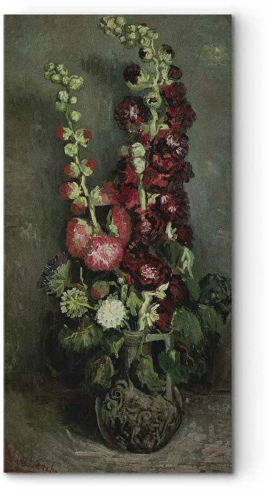 Artgeist Paveikslas - Vincent Van Gogh – Vase of Hollyhocks
