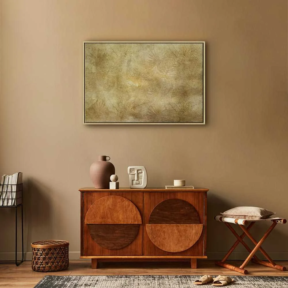 Artgeist Paveikslas - Vintage Leaves (1 Part) Wide