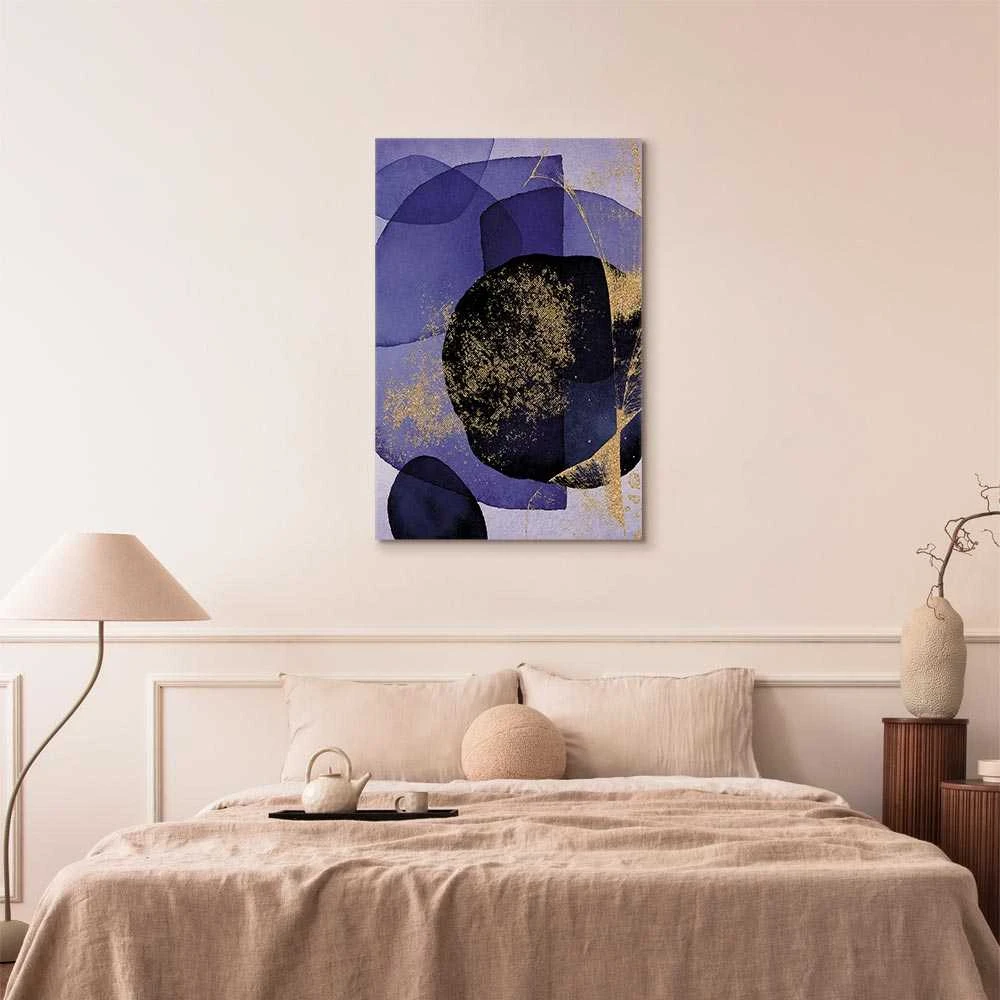Artgeist Paveikslas - Violetinė Kaleidoscope (1 Part) Vertical