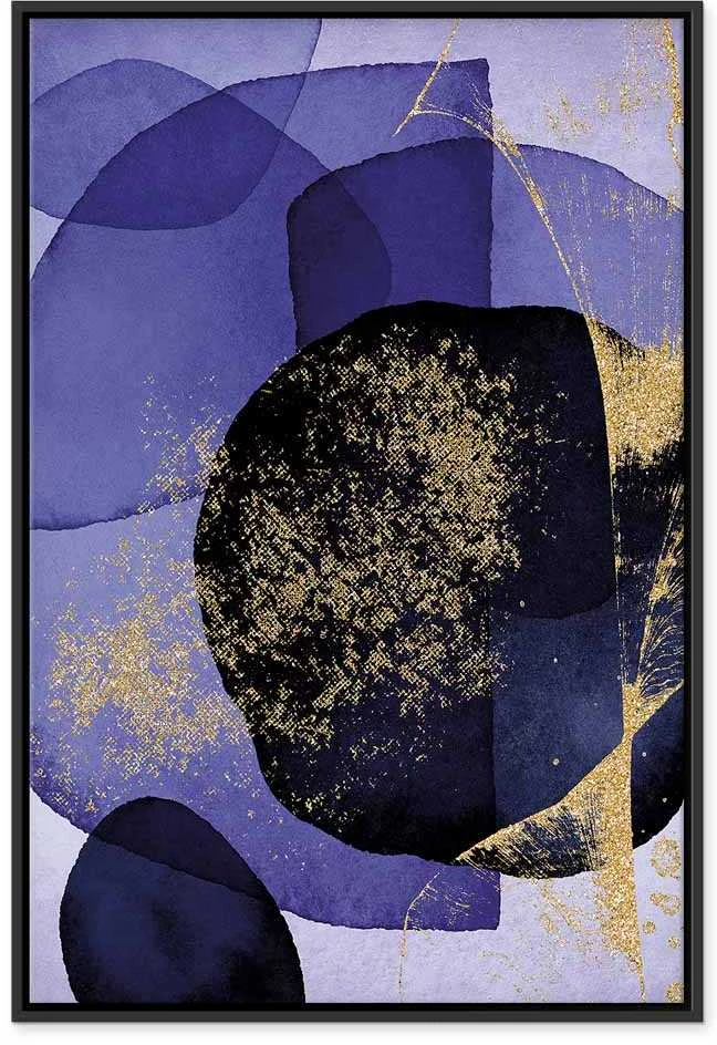 Artgeist Paveikslas - Violetinė Kaleidoscope (1 Part) Vertical