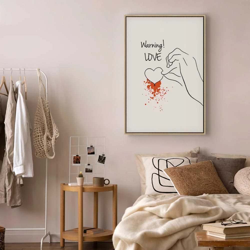 Artgeist Paveikslas - Warning! Love (1 Part) Vertical