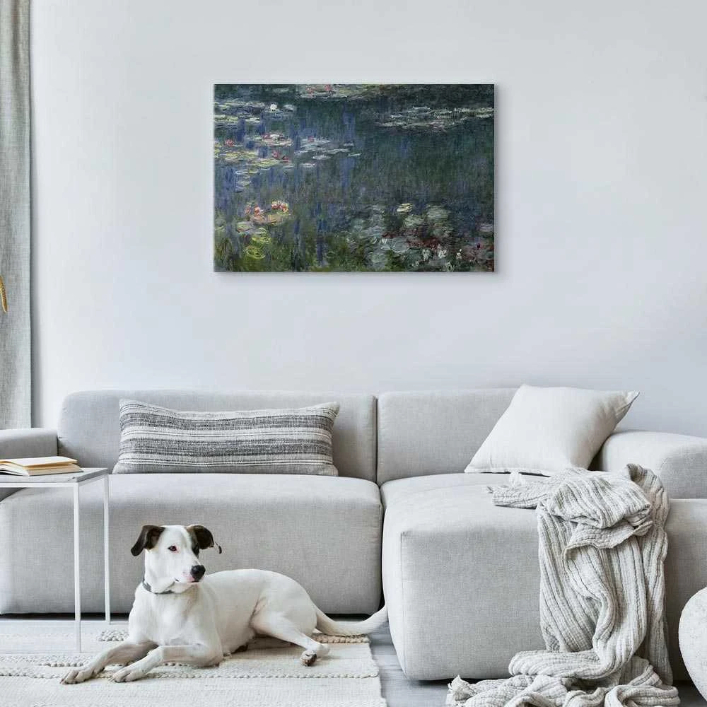 Artgeist Paveikslas - Waterlilies: Žalias Reflections (Claude Monet)
