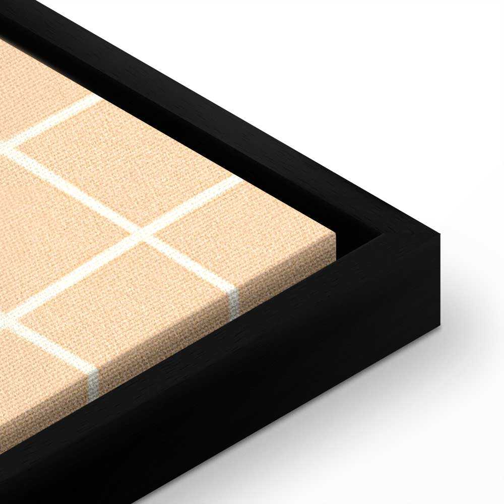Artgeist Paveikslas - Waving Lines - Creamy Grid on a Noisy Pastel Background