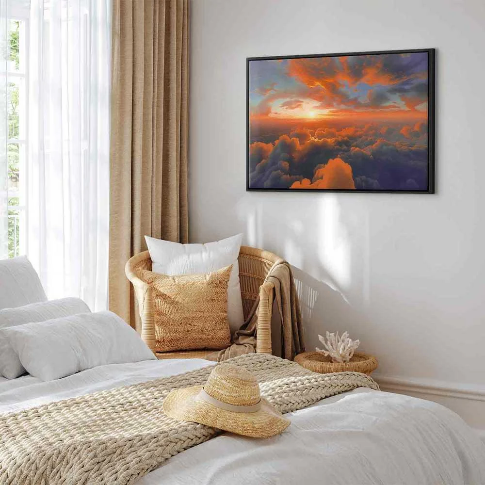 Artgeist Paveikslas - When Dawn Tickles the Clouds: A Spectacle of Colors on the Morning Sky