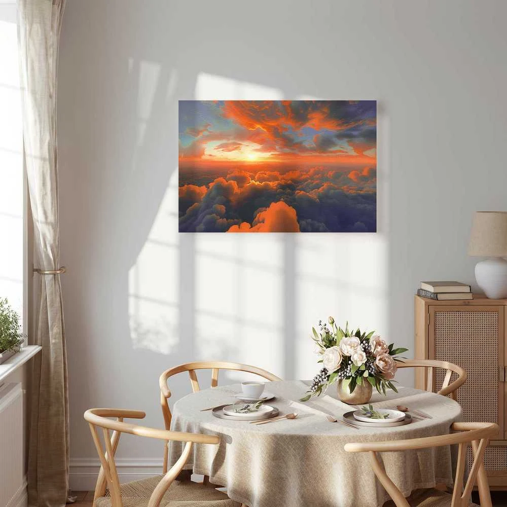 Artgeist Paveikslas - When Dawn Tickles the Clouds: A Spectacle of Colors on the Morning Sky