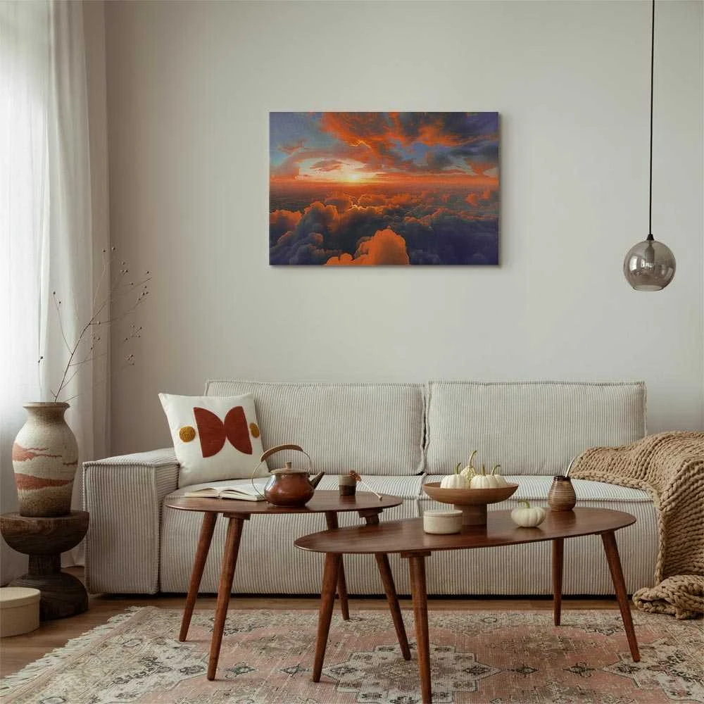 Artgeist Paveikslas - When Dawn Tickles the Clouds: A Spectacle of Colors on the Morning Sky