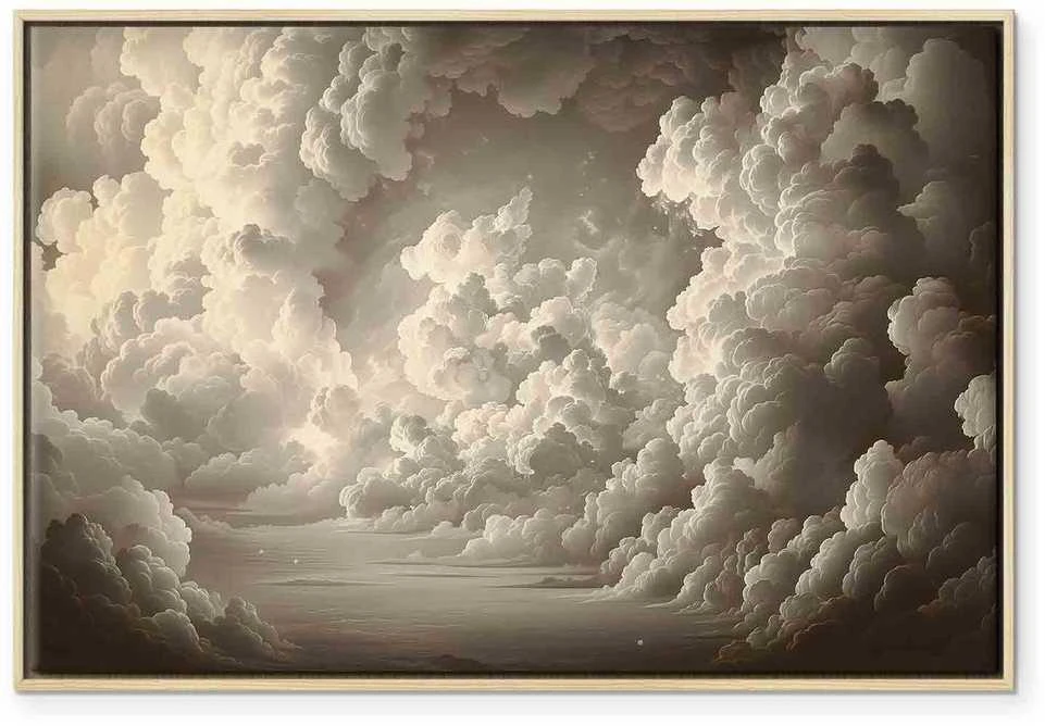 Artgeist Paveikslas - Whisper of Illuminated Clouds: Soft Play of Light in the Theater of the Heavens