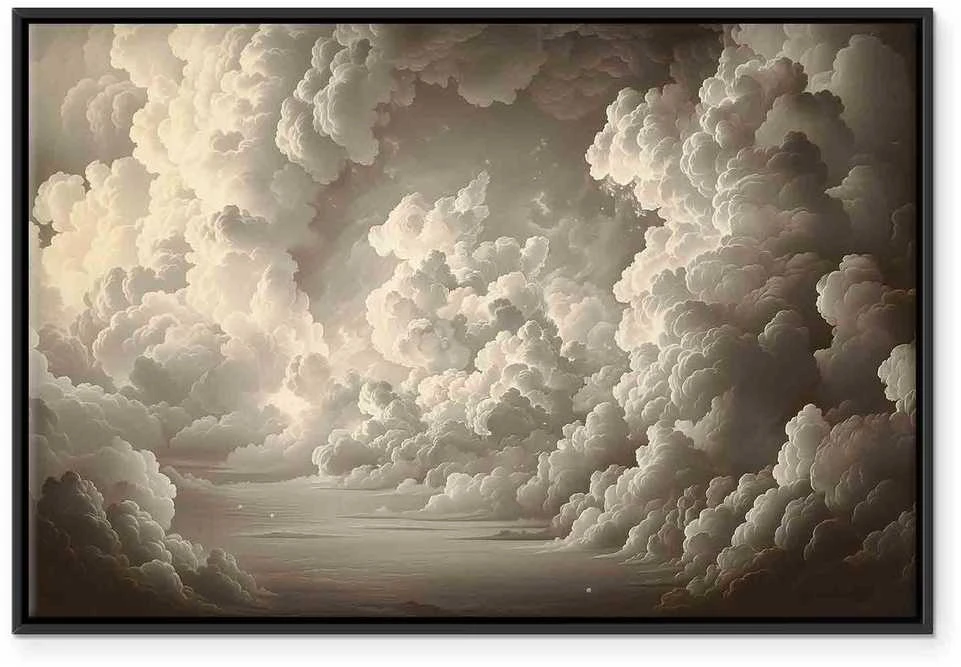 Artgeist Paveikslas - Whisper of Illuminated Clouds: Soft Play of Light in the Theater of the Heavens
