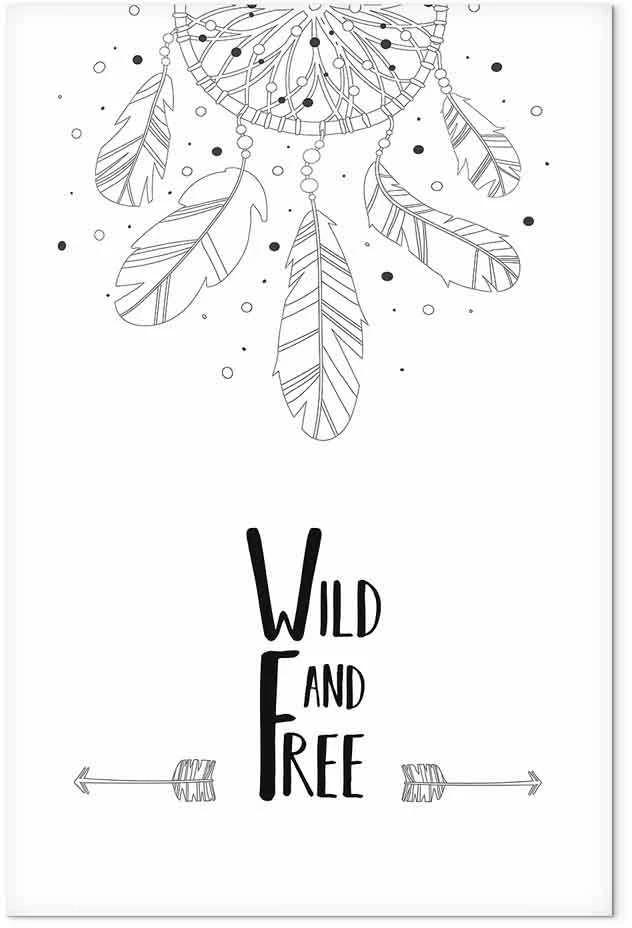 Artgeist Paveikslas - Wild and Free (1 Part) Vertical