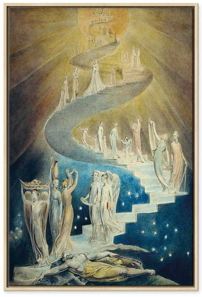 Artgeist Paveikslas - William Blake – Jacob’s Ladder