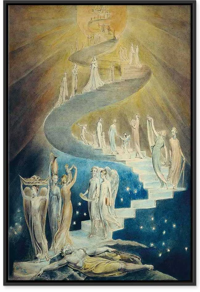 Artgeist Paveikslas - William Blake – Jacob’s Ladder