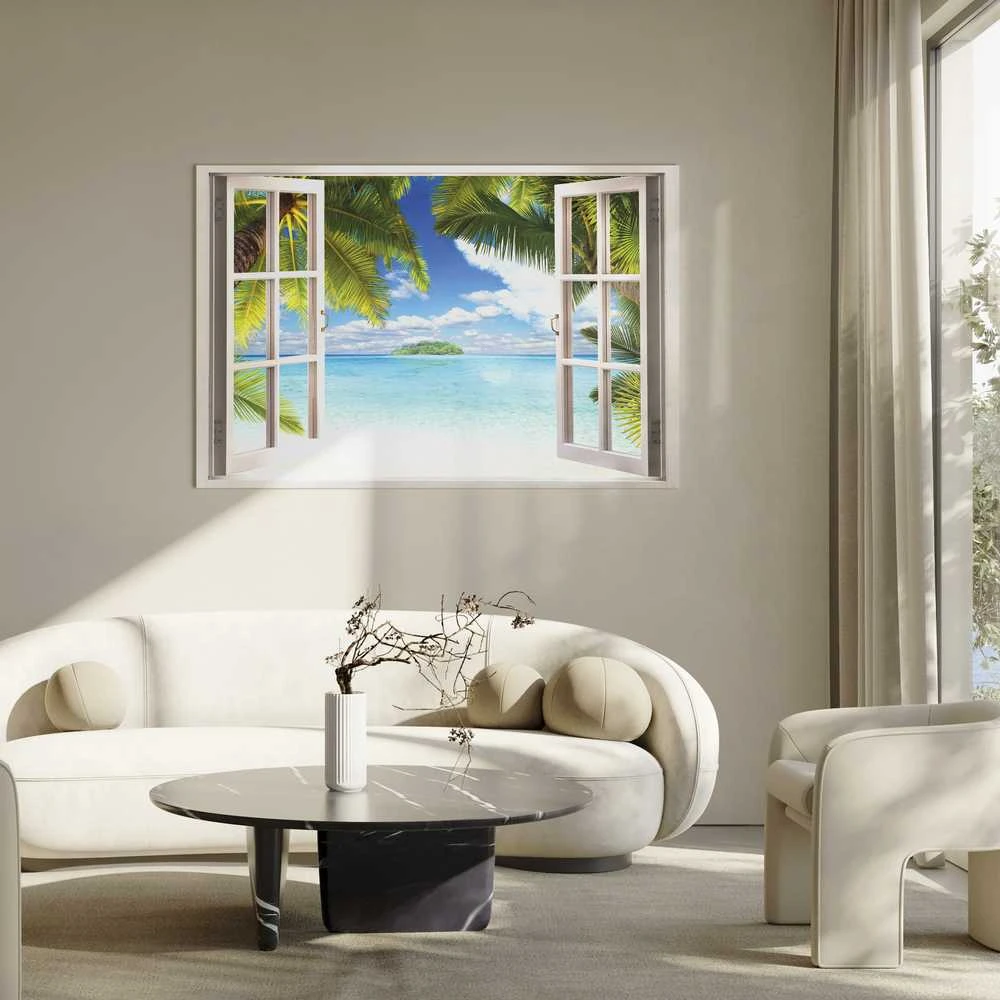 Artgeist Paveikslas - Window: Sea View