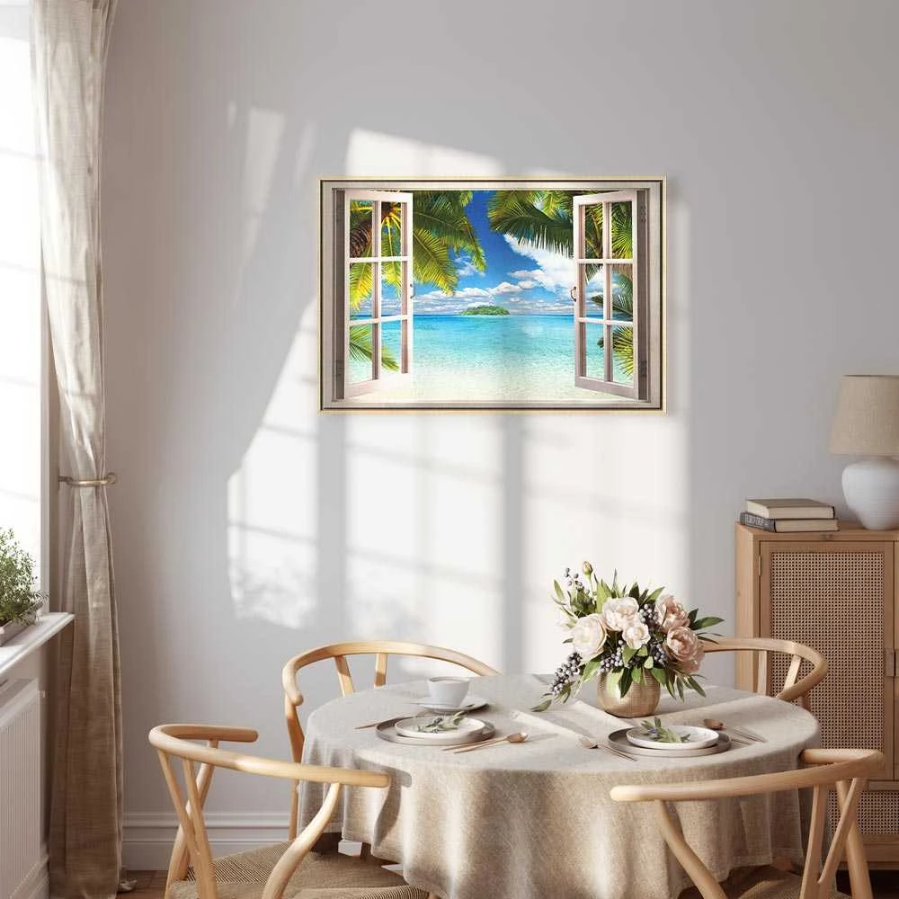 Artgeist Paveikslas - Window: Sea View