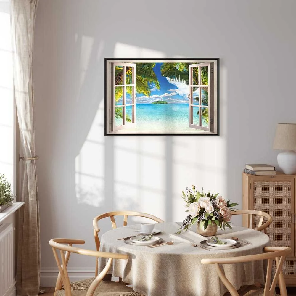 Artgeist Paveikslas - Window: Sea View