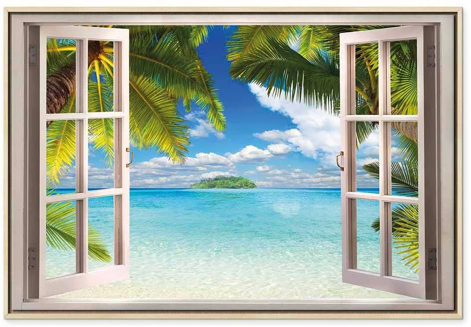 Artgeist Paveikslas - Window: Sea View