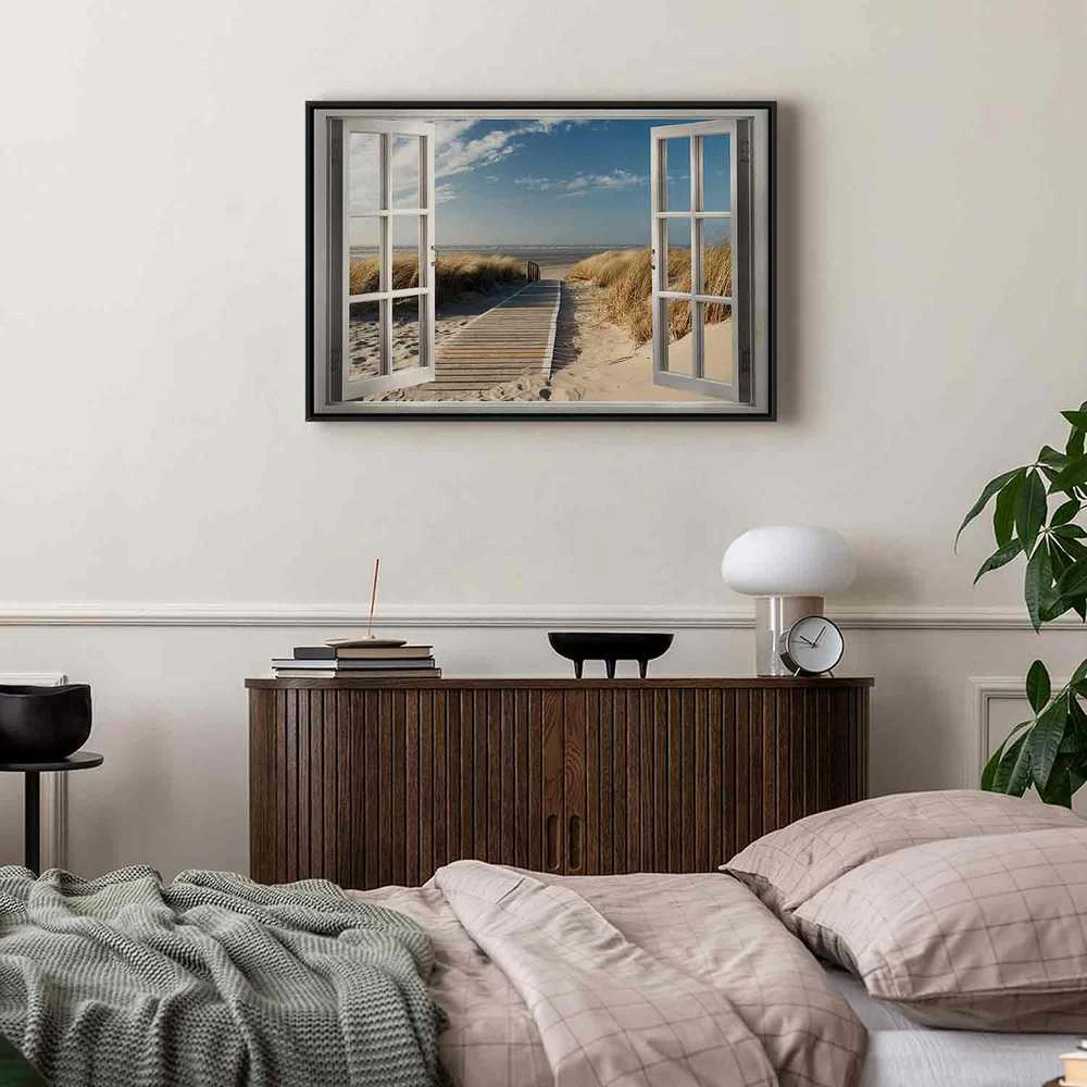 Artgeist Paveikslas - Window: View of the Beach