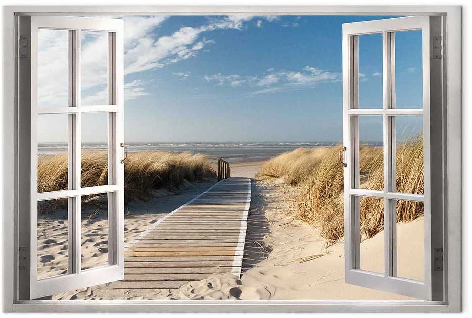 Artgeist Paveikslas - Window: View of the Beach