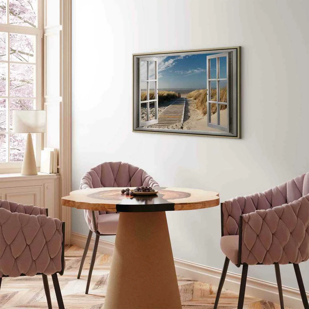 Artgeist Paveikslas - Window: View of the Beach
