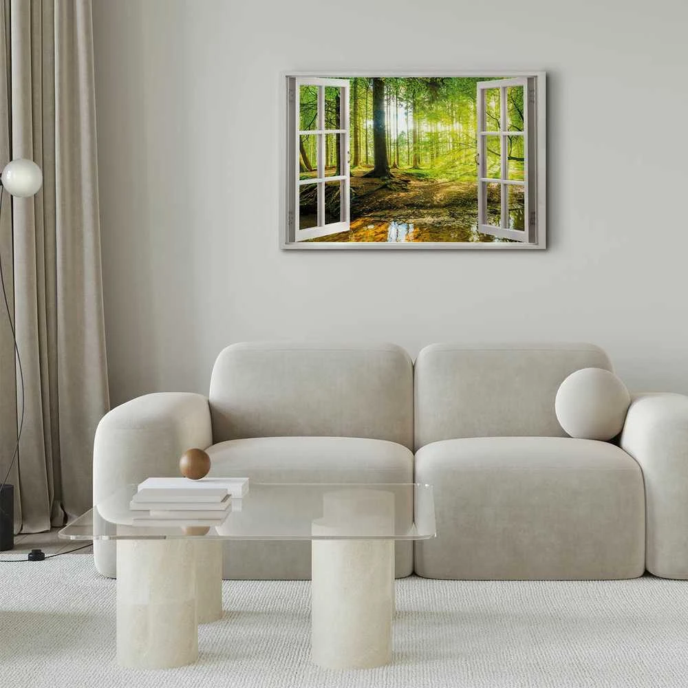 Artgeist Paveikslas - Window: View on Forest