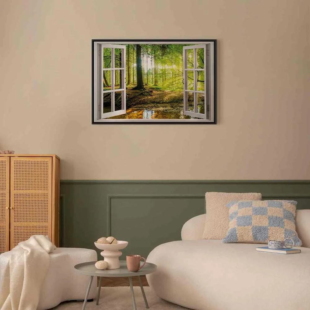 Artgeist Paveikslas - Window: View on Forest