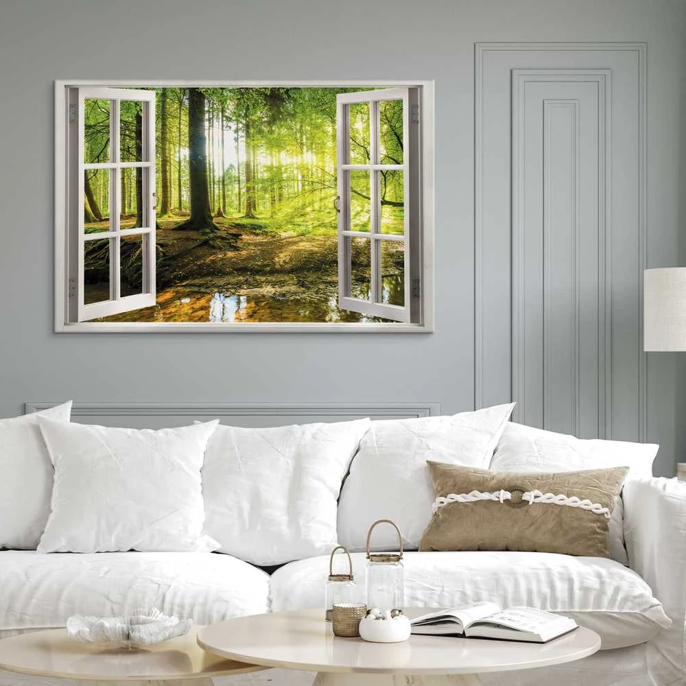 Artgeist Paveikslas - Window: View on Forest
