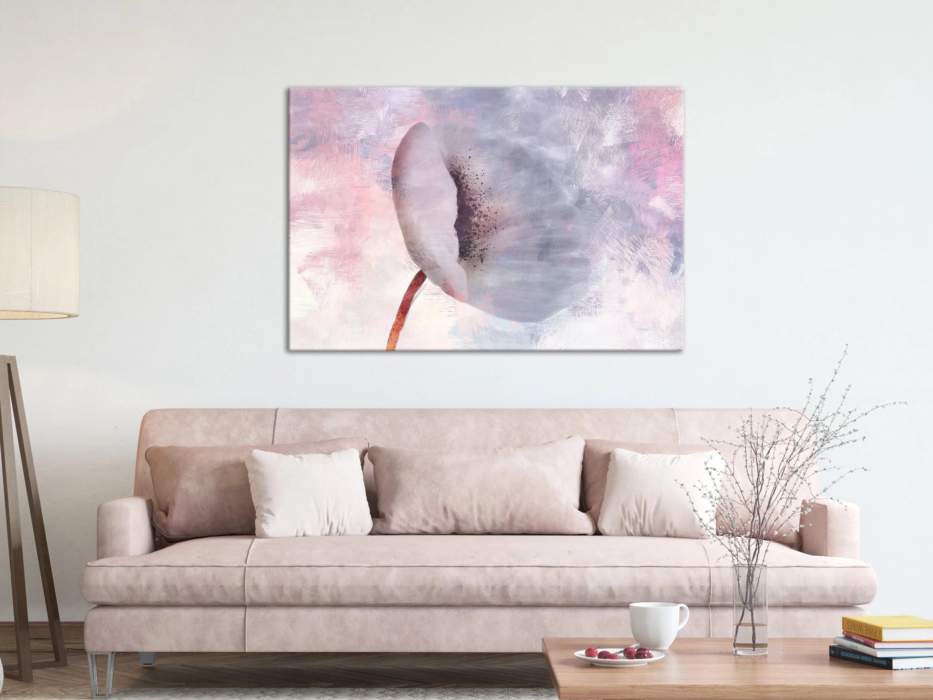 Artgeist Paveikslas - Windy Flower (1 Part) Wide