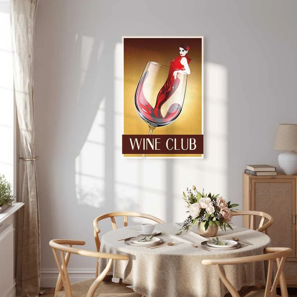 Artgeist Paveikslas - Wine Club (1 Part) Vertical