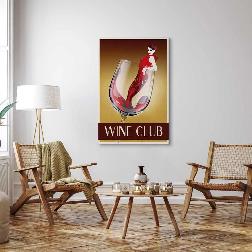Artgeist Paveikslas - Wine Club (1 Part) Vertical