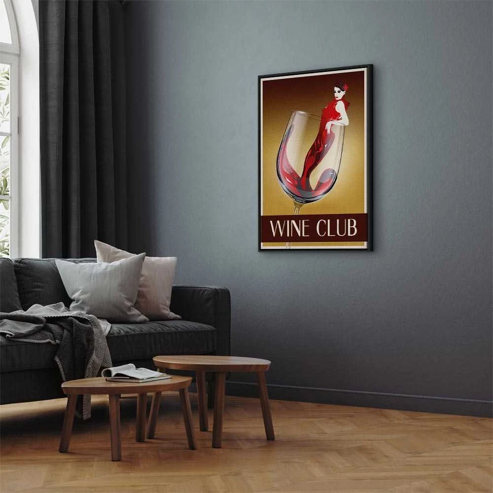 Artgeist Paveikslas - Wine Club (1 Part) Vertical