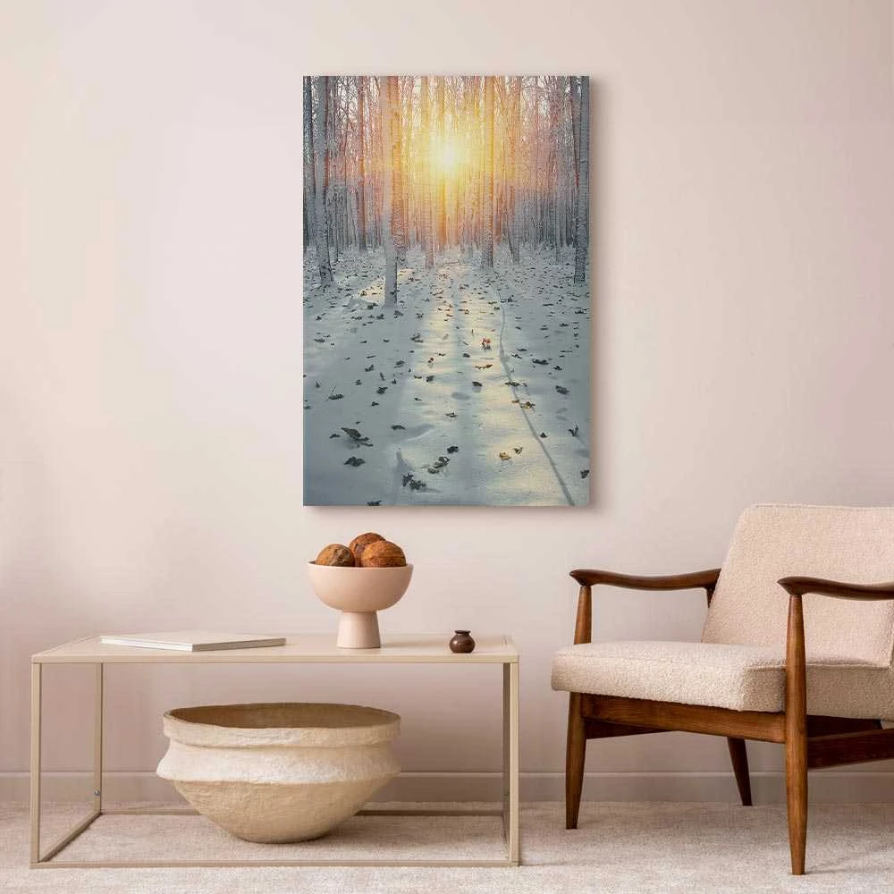 Artgeist Paveikslas - Winter Afternoon (1 Part) Vertical