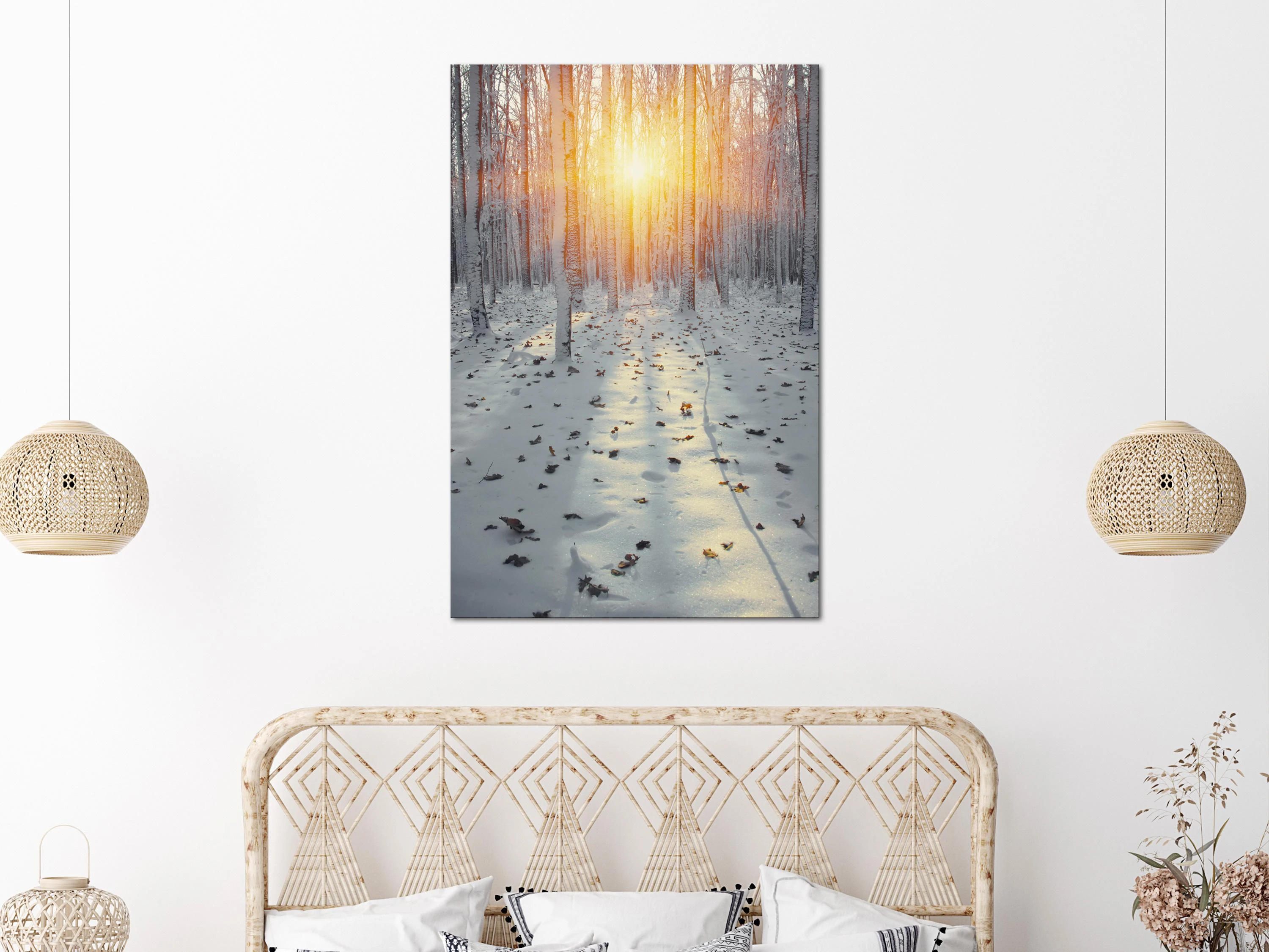 Artgeist Paveikslas - Winter Afternoon (1 Part) Vertical