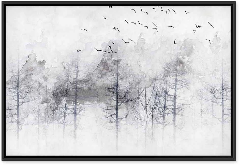 Artgeist Paveikslas - Winter Forest (1 Part) Wide