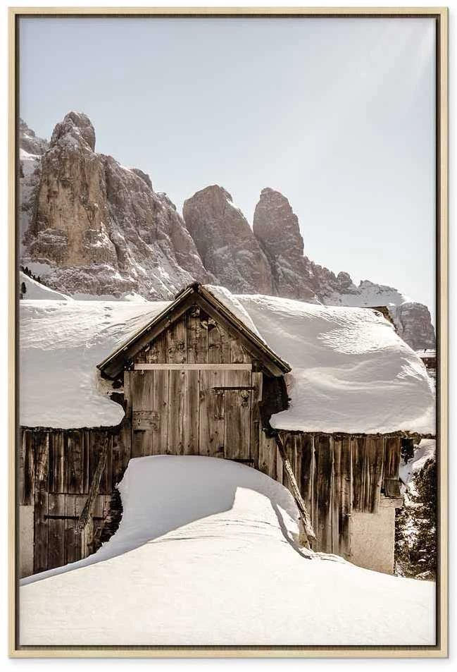 Artgeist Paveikslas - Winter in the Dolomites (1 Part) Vertical