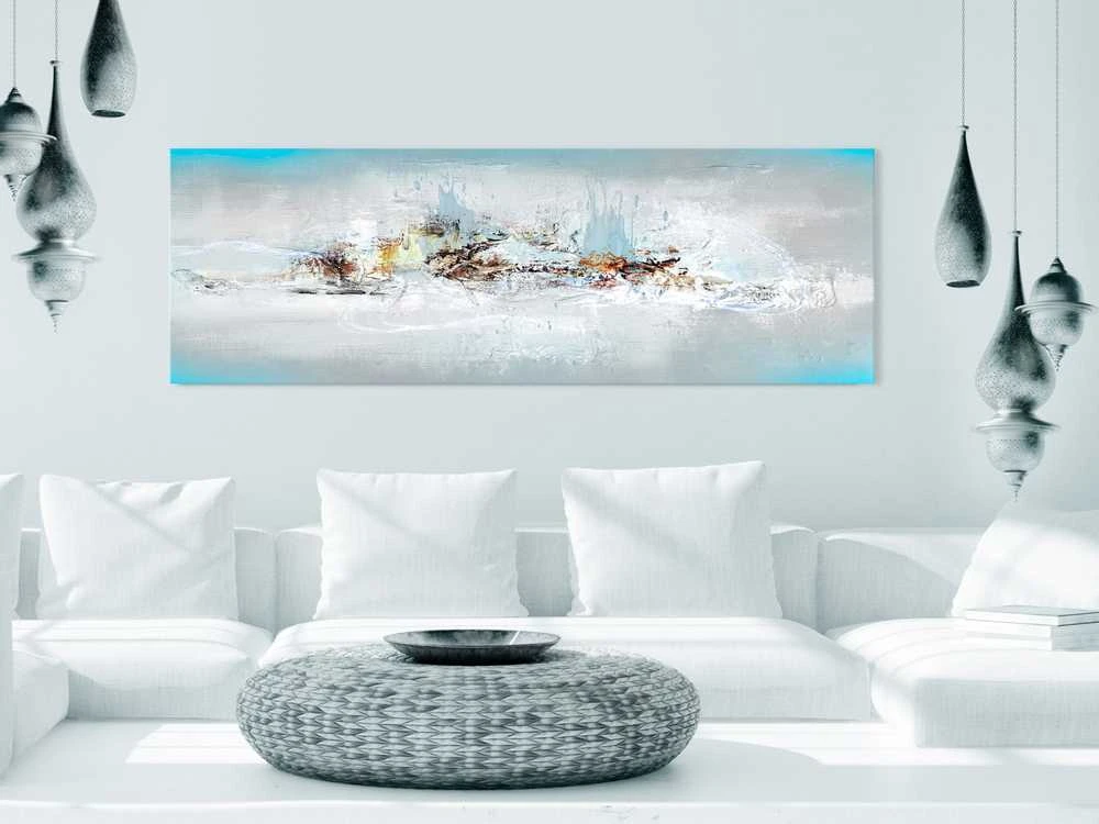 Artgeist Paveikslas - Winter Outside the Window (1 Part) Narrow
