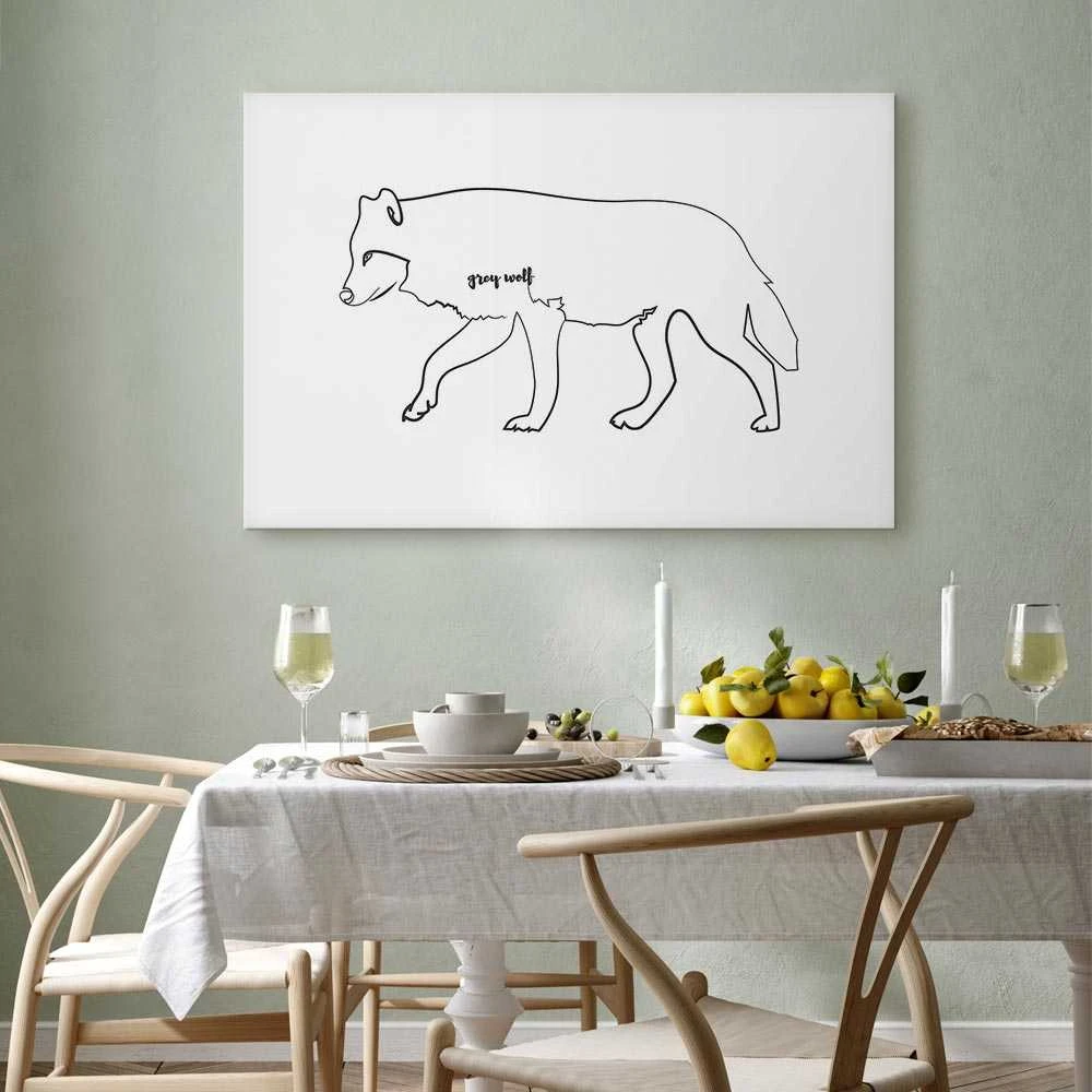 Artgeist Paveikslas - Wolf (1 Part) Wide
