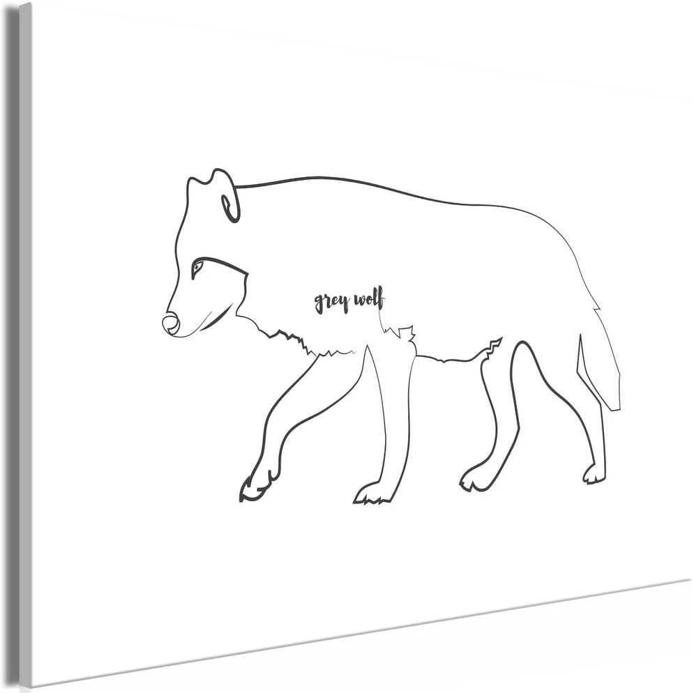 Artgeist Paveikslas - Wolf (1 Part) Wide