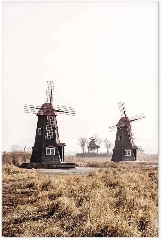 Artgeist Paveikslas - Wooden Windmill (1 Part) Vertical