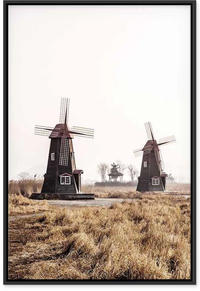 Artgeist Paveikslas - Wooden Windmill (1 Part) Vertical