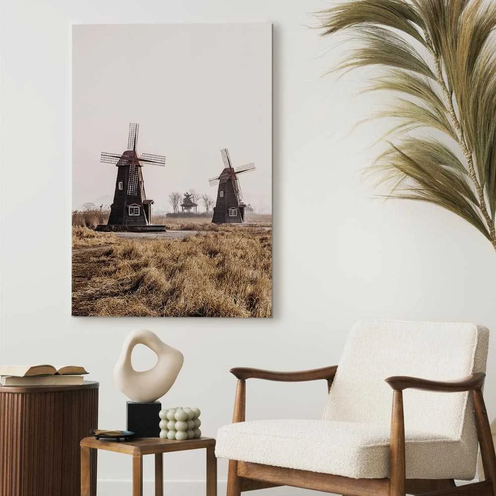 Artgeist Paveikslas - Wooden Windmill (1 Part) Vertical