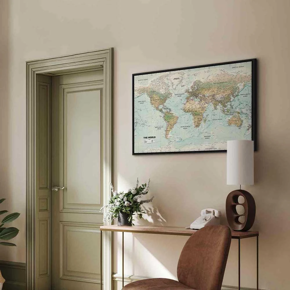 Artgeist Paveikslas - World Map: Beautiful World
