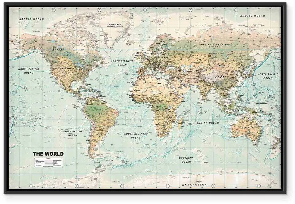 Artgeist Paveikslas - World Map: Beautiful World