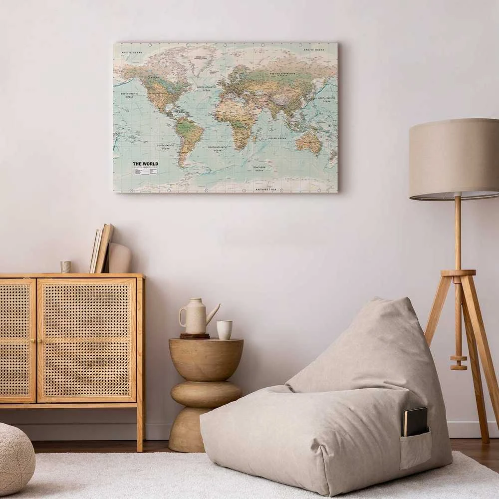 Artgeist Paveikslas - World Map: Beautiful World