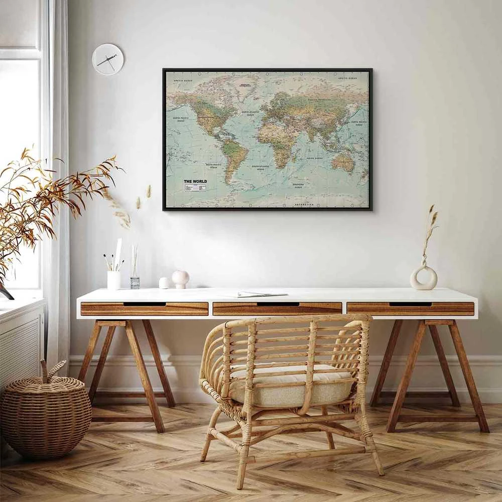 Artgeist Paveikslas - World Map: Beautiful World