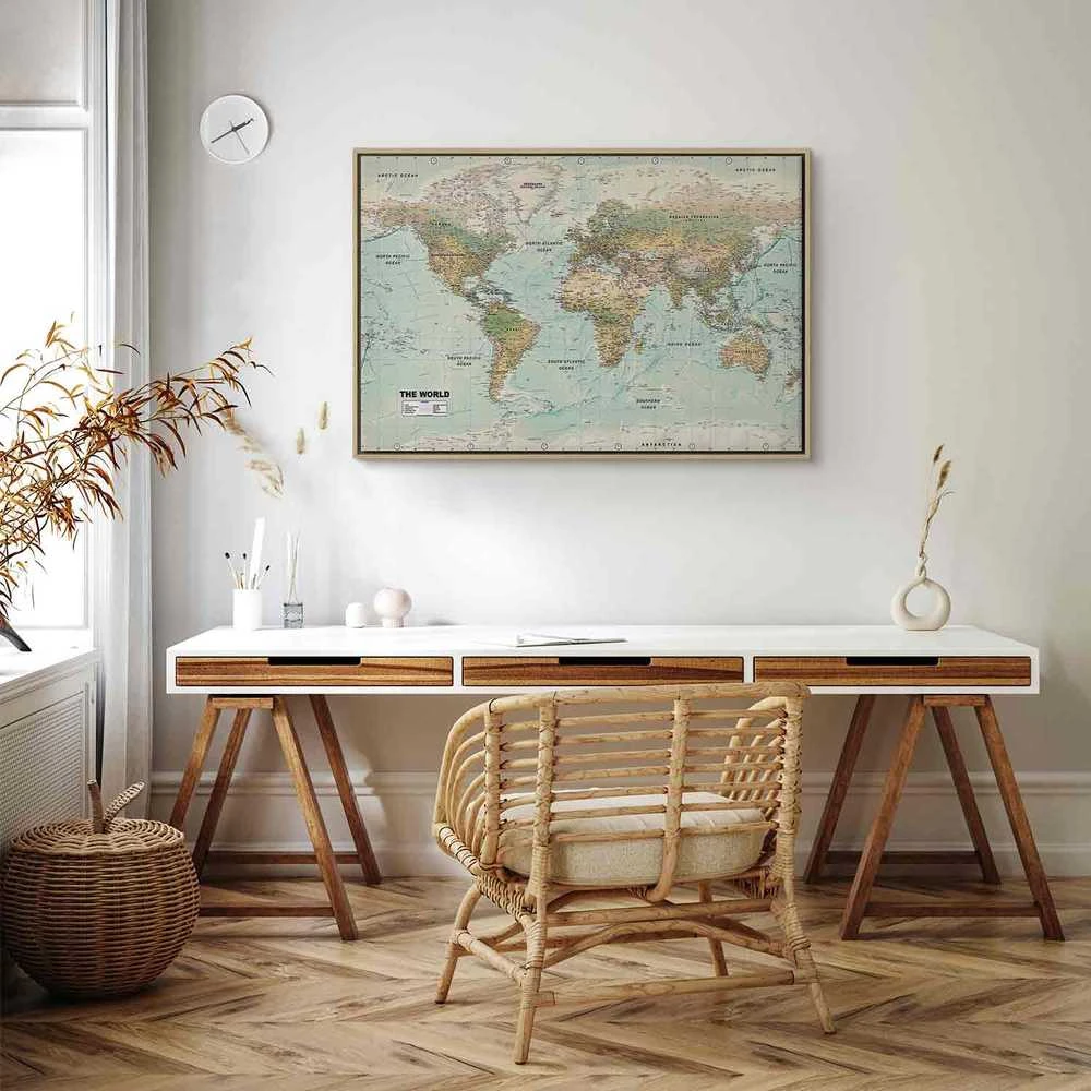 Artgeist Paveikslas - World Map: Beautiful World