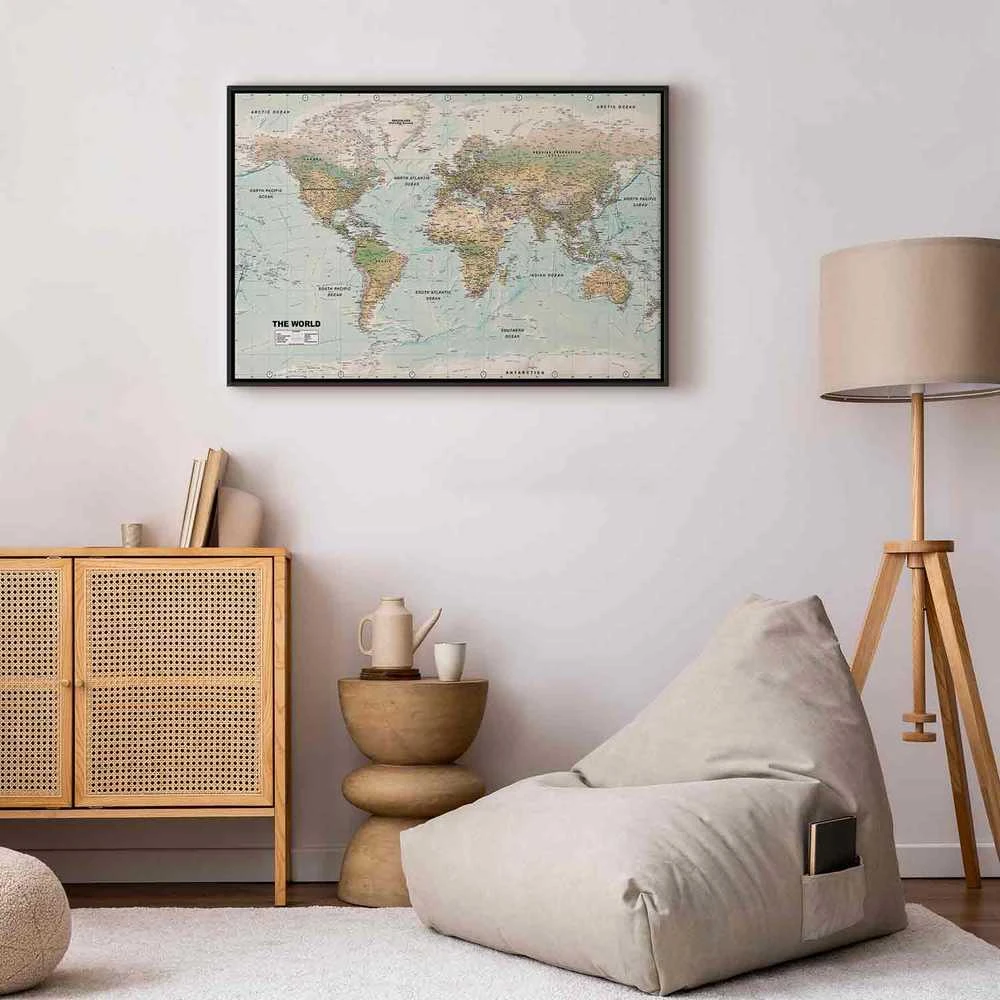 Artgeist Paveikslas - World Map: Beautiful World